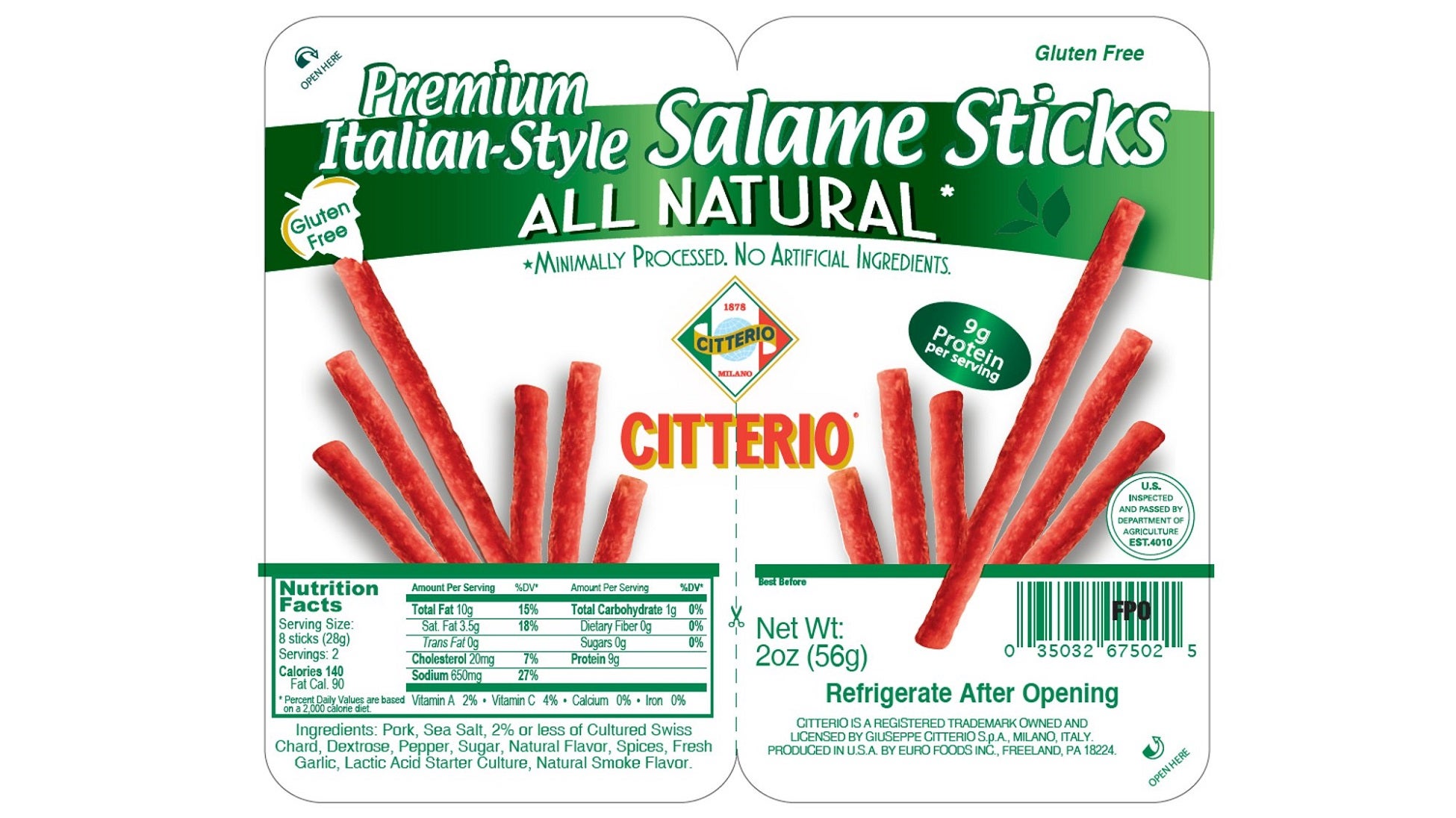 Usa: il salame italiano è sospettato di provocare una nuova epidemia di salmonella