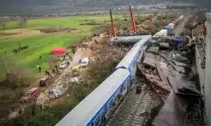 Παρασκευάσματα διατροφής και μπύρες μετέφερε η εμπορική αμαξοστοιχία που ενεπλάκη στο δυστύχημα στα Τέμπη
