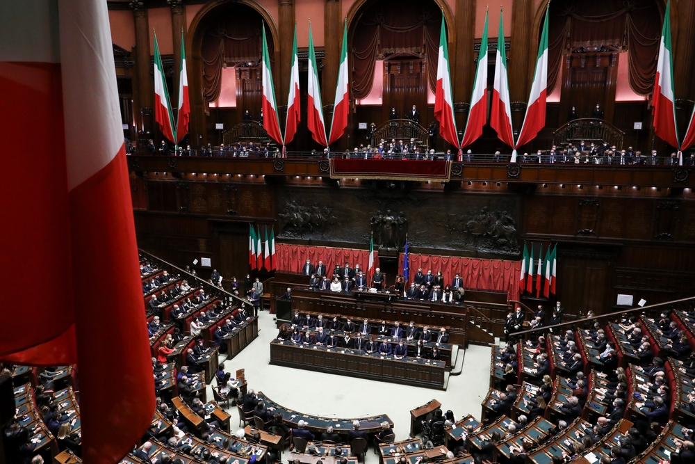 Primo allattamento al Parlamento italiano