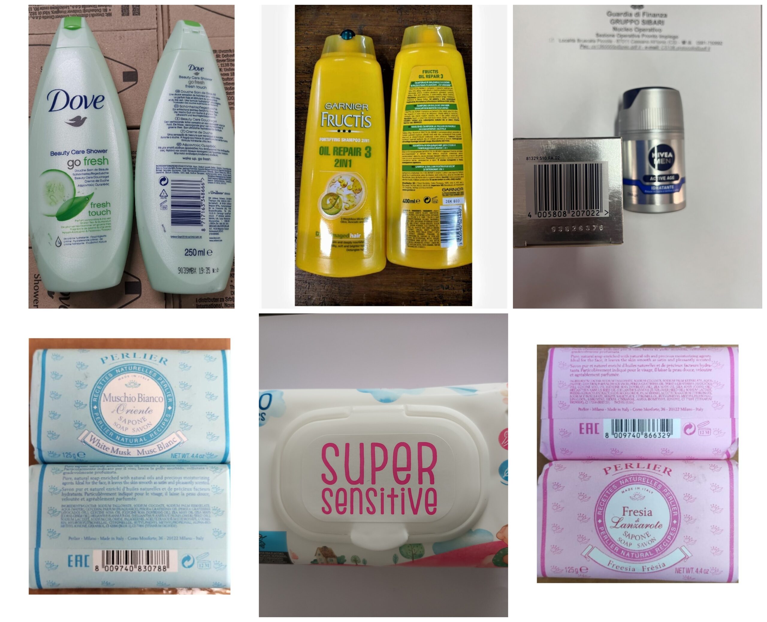Attenzione: avvertenza per shampoo, gel doccia e altri cosmetici che contengono ingredienti pericolosi