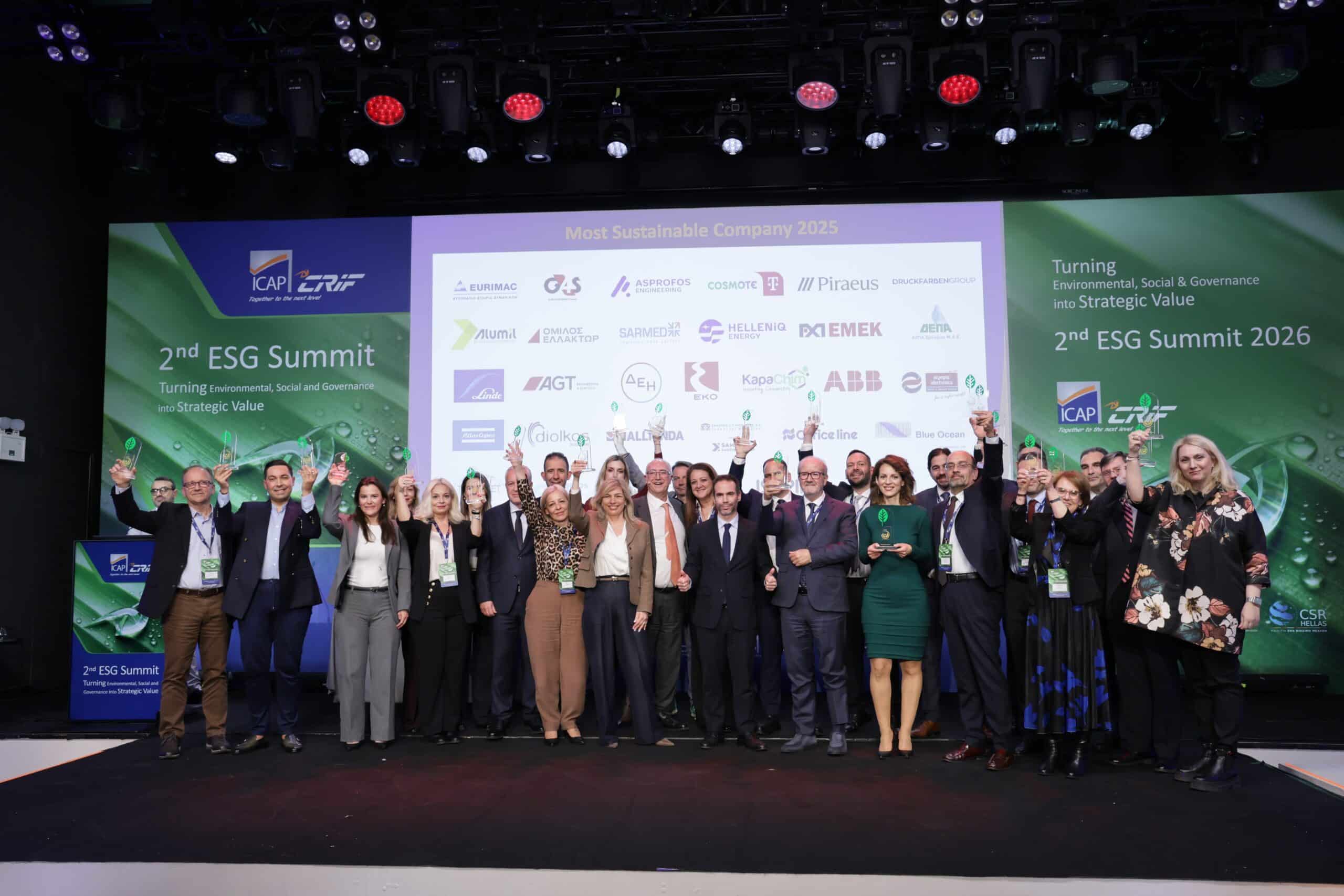 ΜΑΚΒΕΛ–EURIMAC: Βραβεύτηκε ως «Most Sustainable Company 2025» με ...