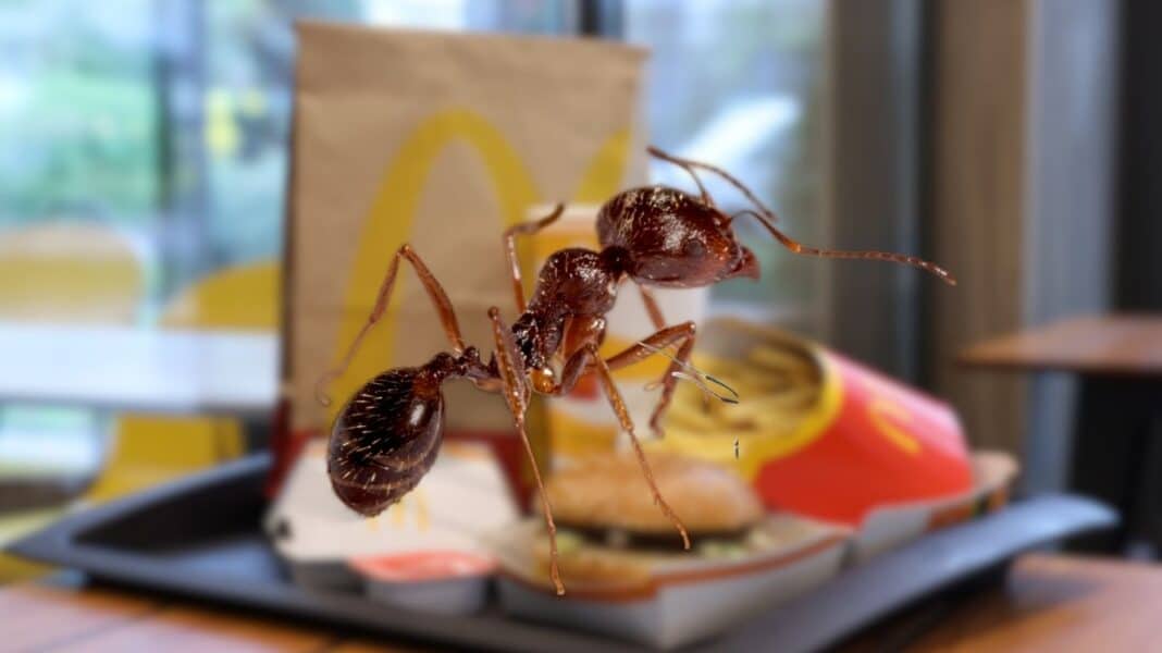 McDonald’s: Σάλος με viral βίντεο που δείχνει δεκάδες μυρμήγκια να «κόβουν βόλτες» σε επιδόρπιο