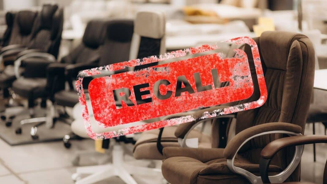 Ευρωπαϊκός συναγερμός για καρέκλα γραφείου μάρκας που πωλείται και στην Ελλάδα, λόγω σοβαρού κινδύνου πτώσης και τραυματισμού (φωτογραφία)