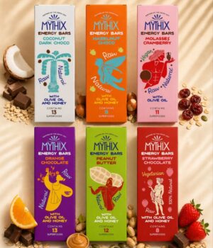 MYTHIX Energy Bars! Με ελαιόλαδο, μέλι και superfoods από την Euphoria Meals!
