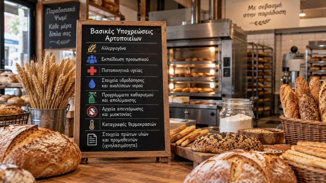 Ελληνική αρτοποιία: Ο «οδικός χάρτης» υποχρεώσεων για τα αρτοποιεία – Τι πρέπει να προσέχουν οι επαγγελματίες