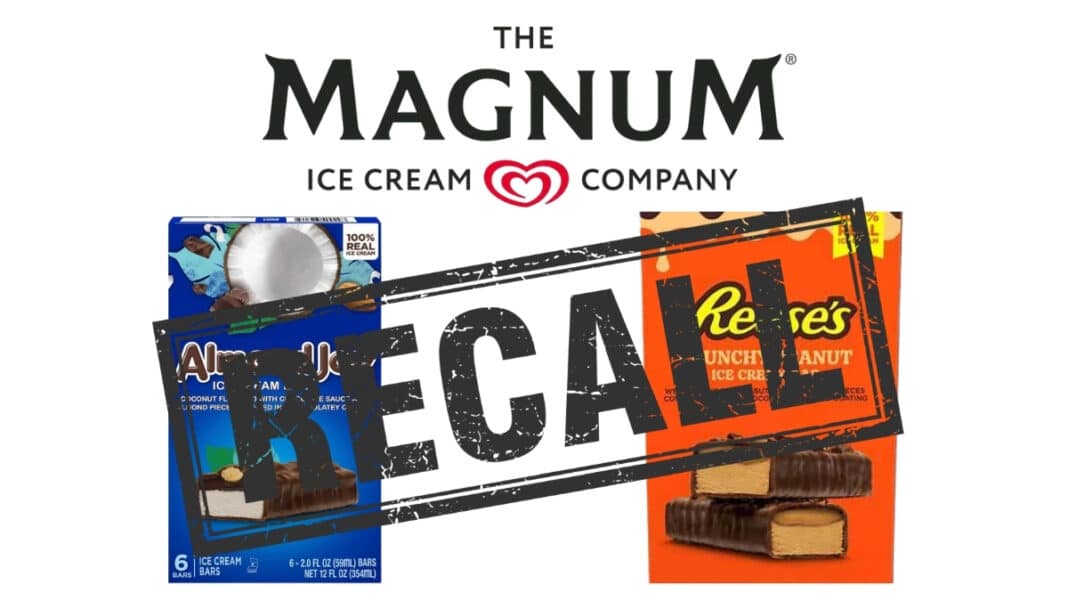Ανάκληση πάνω από 1,1 εκατ. παγωτών από την Unilever – Magnum Ice Cream Company