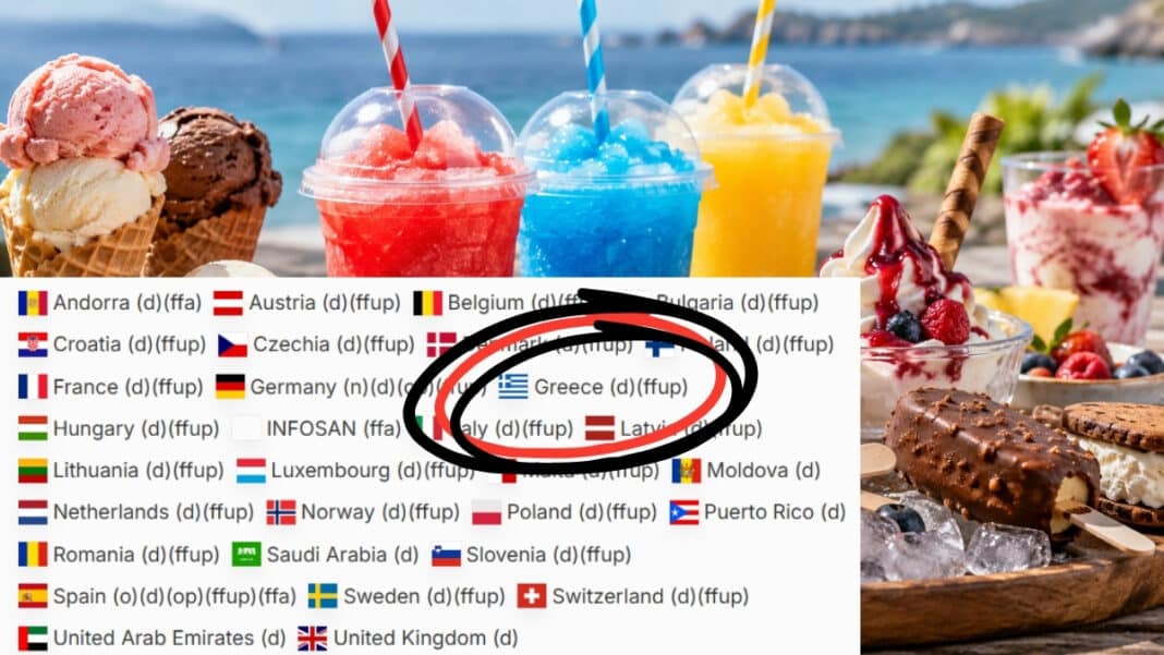 Συναγερμός για παγωμένα επιδόρπια σε 30 χώρες – Διακινήθηκαν και στην Ελλάδα, κίνδυνος υπογλυκαιμίας και απώλειας συνείδησης