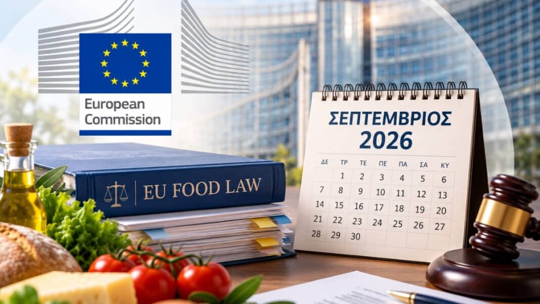 Σεπτέμβριος 2026: Μηνιαία Ανασκόπηση Ευρωπαϊκής Νομοθεσίας Τροφίμων