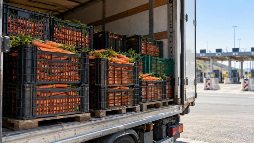 Μάλγαρα: Πρόστιμο 1.500 ευρώ για 100 κιλά καρότα – Συνεχίζονται οι έλεγχοι στα φορτηγά τροφίμων