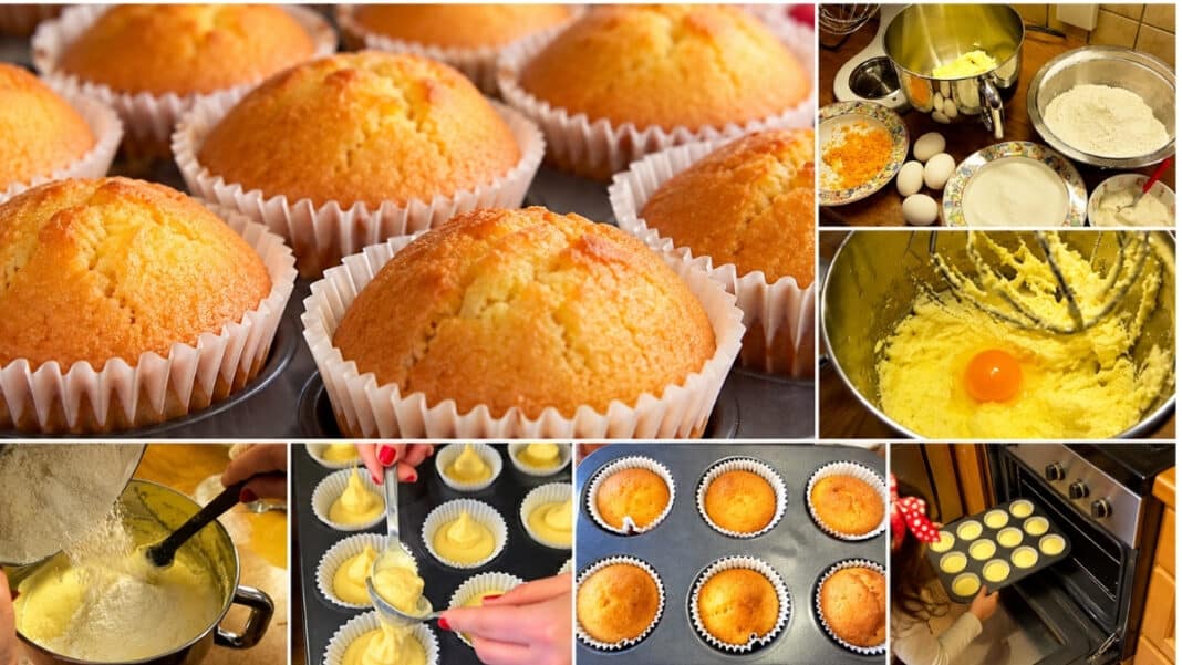 Αφράτα cupcakes με γιαούρτι και πορτοκάλι – Η εύκολη συνταγή της Ε. Τσαγκά για σπιτικά κεκάκια