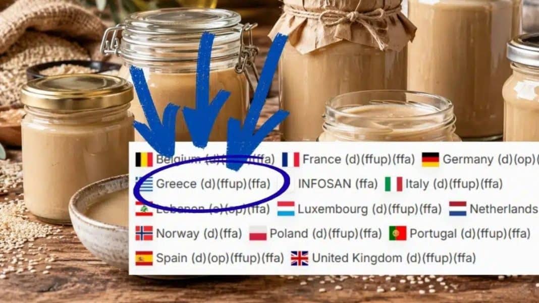 Ανακλήθηκε και στην Ελλάδα το ταχίνι με τη σαλμονέλα που διακινήθηκε σε 12 χώρες – Η μάρκα και η φωτογραφία του προϊόντος