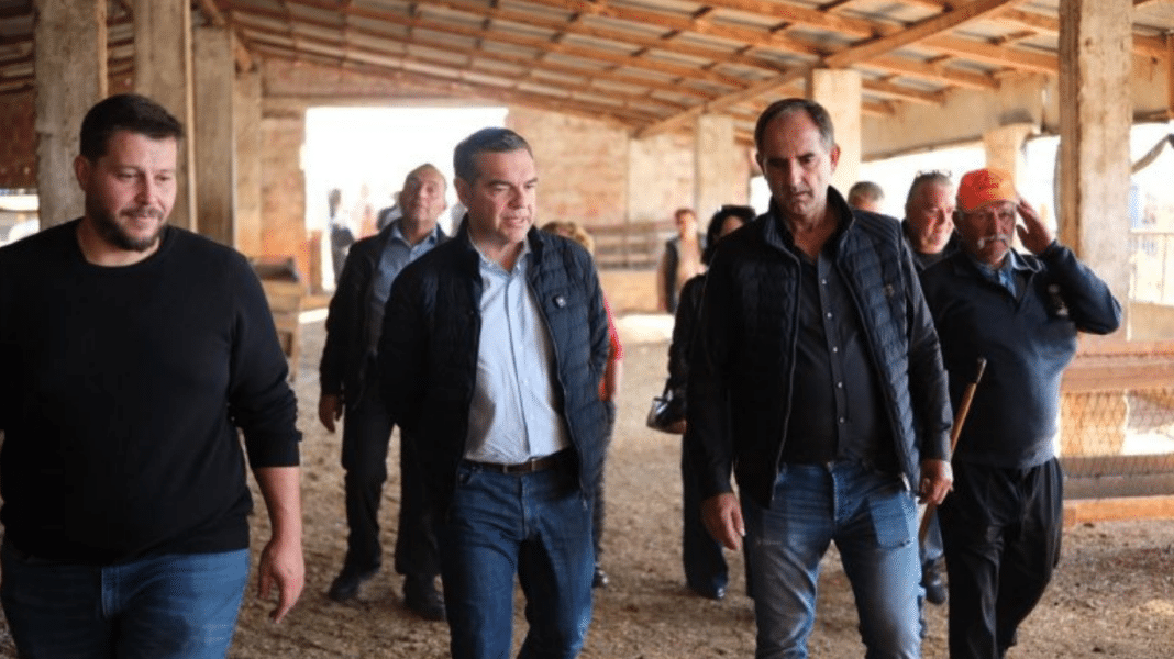 Τσίπρας από τα Τρίκαλα: Άμεση ανασύσταση των κοπαδιών και πλήρεις αποζημιώσεις στους κτηνοτρόφους